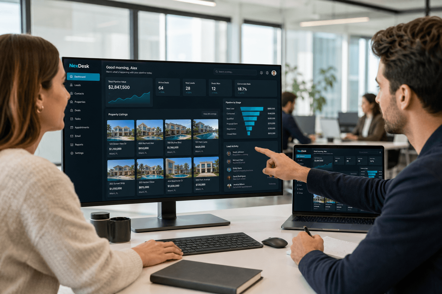 NexDesk HR management portal